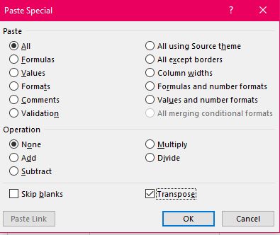Cách chuyển cột thành dòng - dòng thành cột trong Excel - 6
