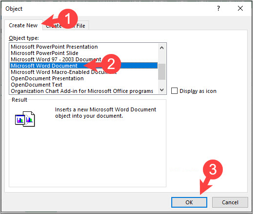 Hướng dẫn cách đính kèm file vào Excel - 2
